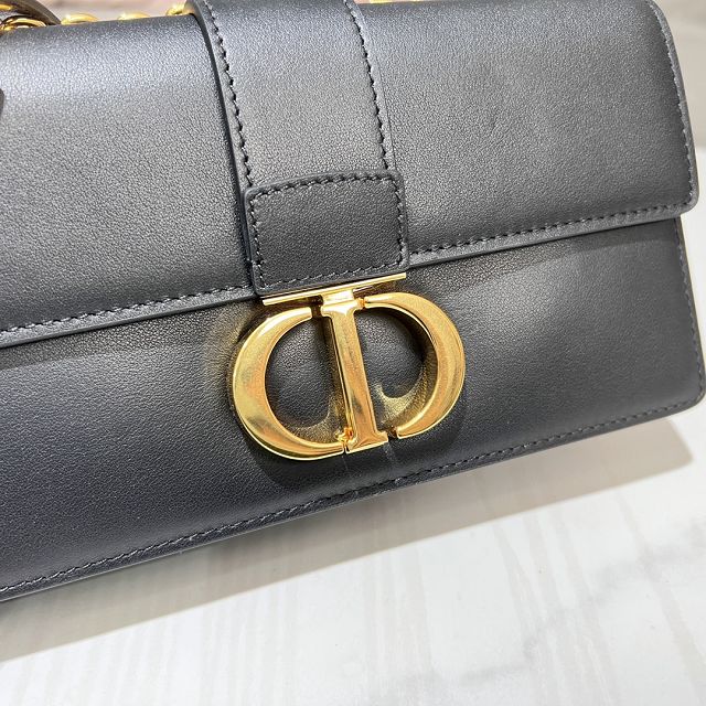 Dior original calfskin 30 montaigne east-west bag M9334 black