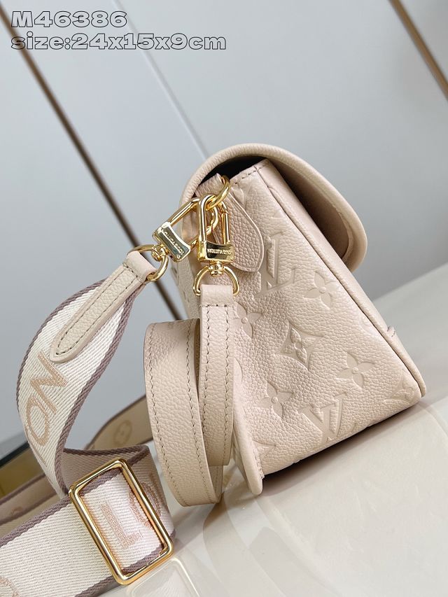 Louis vuitton original calfskin diane satchel M13231 dune