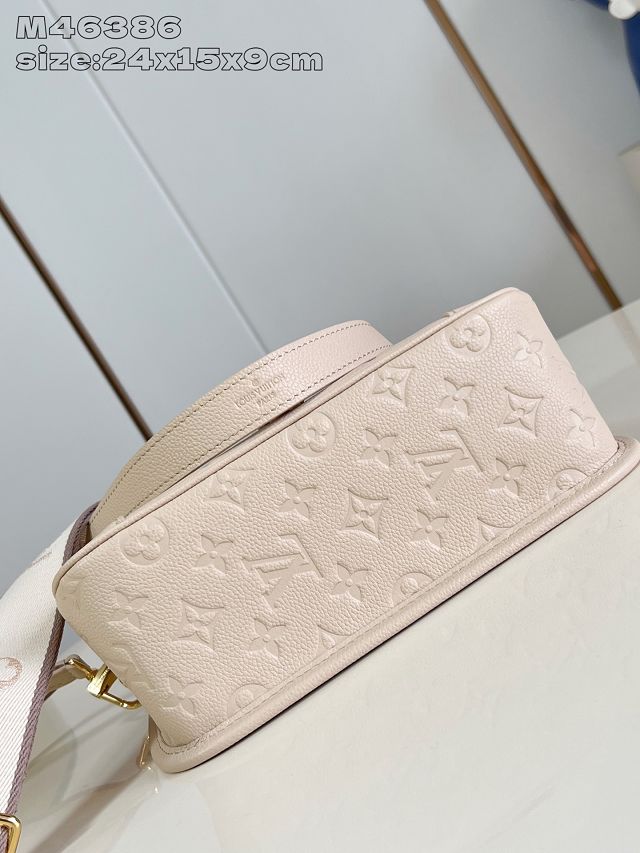 Louis vuitton original calfskin diane satchel M13231 dune