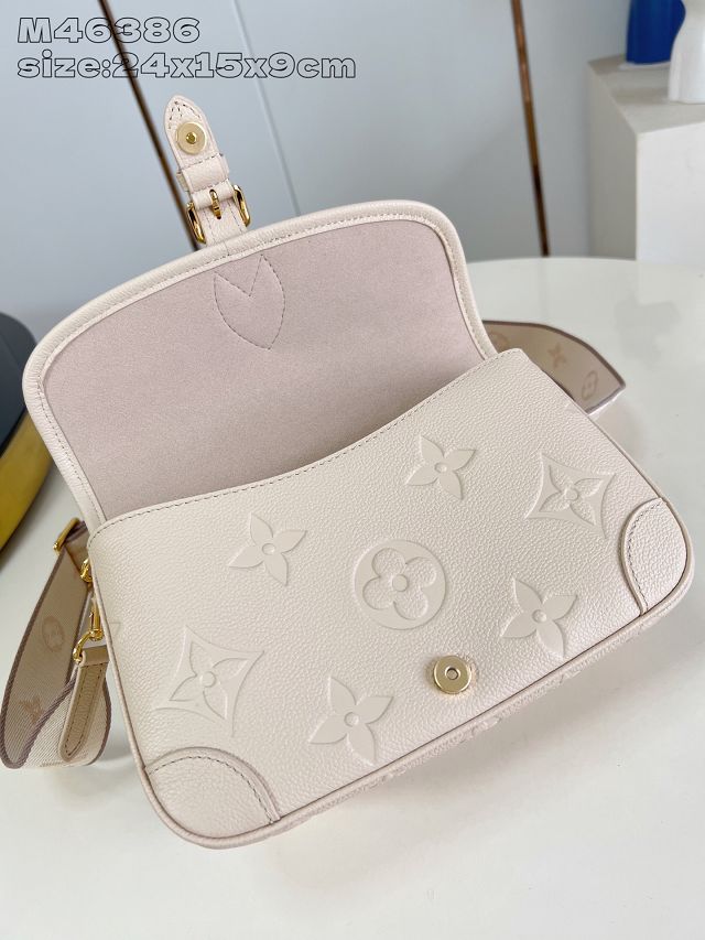 Louis vuitton original calfskin diane satchel M13231 dune