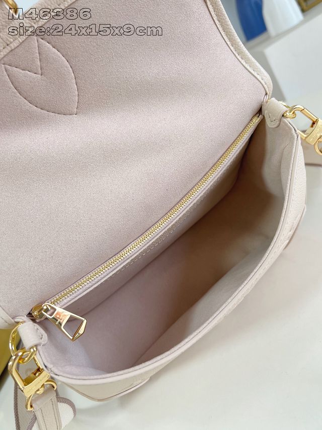Louis vuitton original calfskin diane satchel M13231 dune