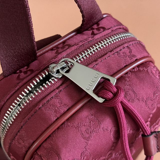 GG original nylon nexus mini slingbag 834274 bordeaux