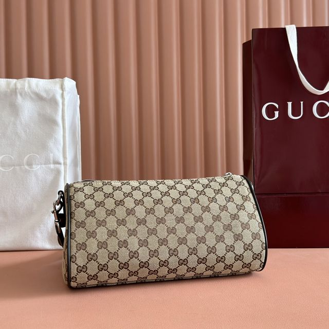 GG original canvas canvas small cylinder bag 834455 brown