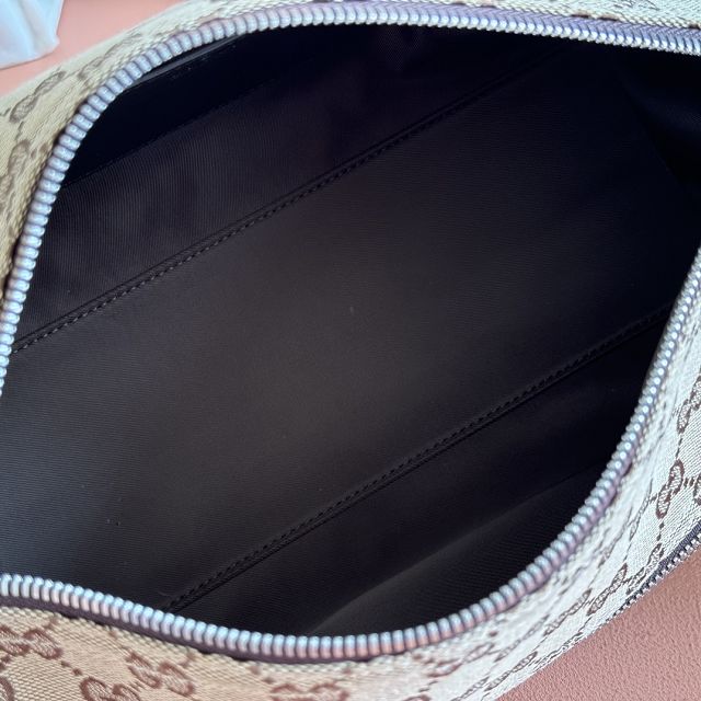 GG original canvas canvas small cylinder bag 834455 brown