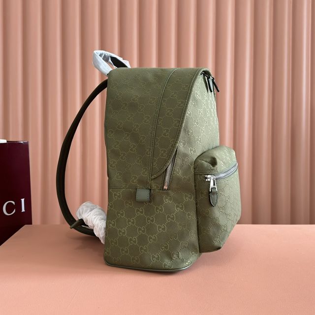 GG original canvas medium backpack 834464 green