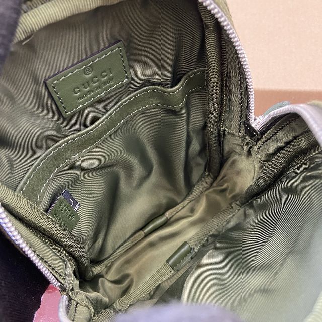 GG original canvas mini slingbag 834258 green