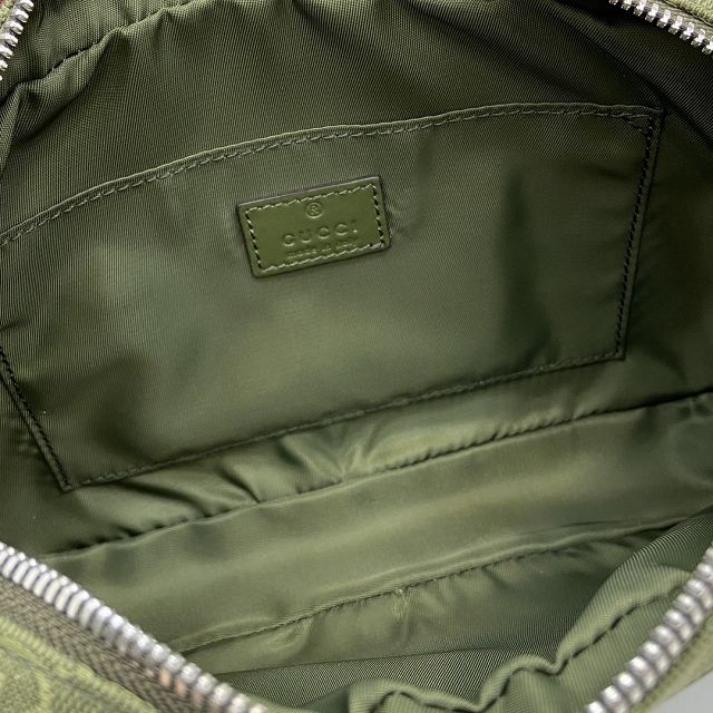 GG original canvas small crossbody bag 834802 green