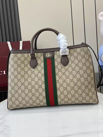 GG original fabric ophidia large tote bag 836838 brown