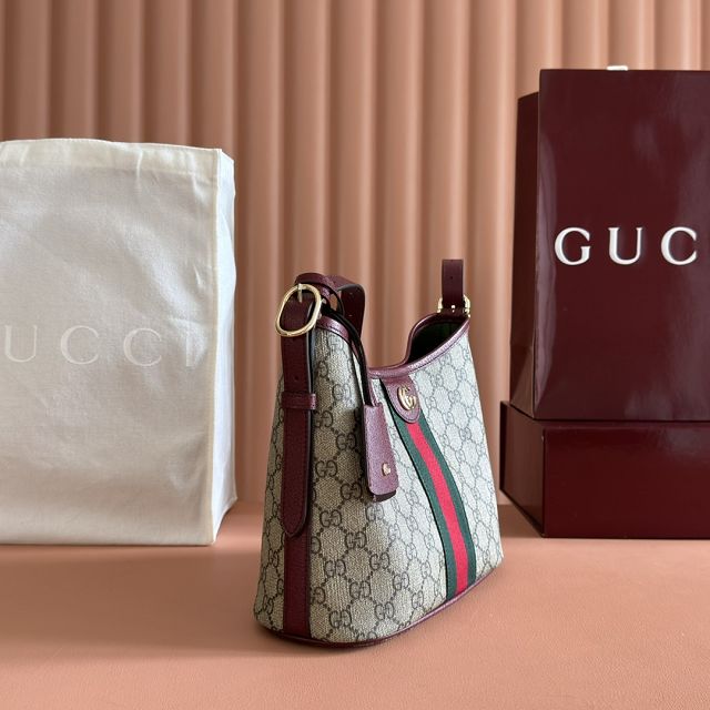 GG original fabric ophidia small shoulder bag 836872 bordeaux