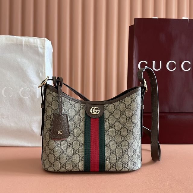 GG original fabric ophidia small shoulder bag 836872 brown