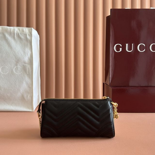 GG original calfskin marmont small shoulder bag 847589 black