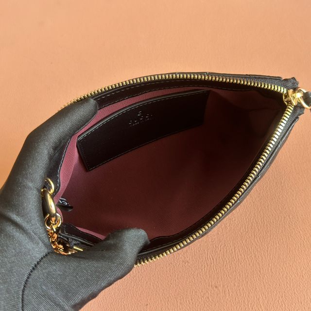 GG original calfskin marmont small shoulder bag 847589 black