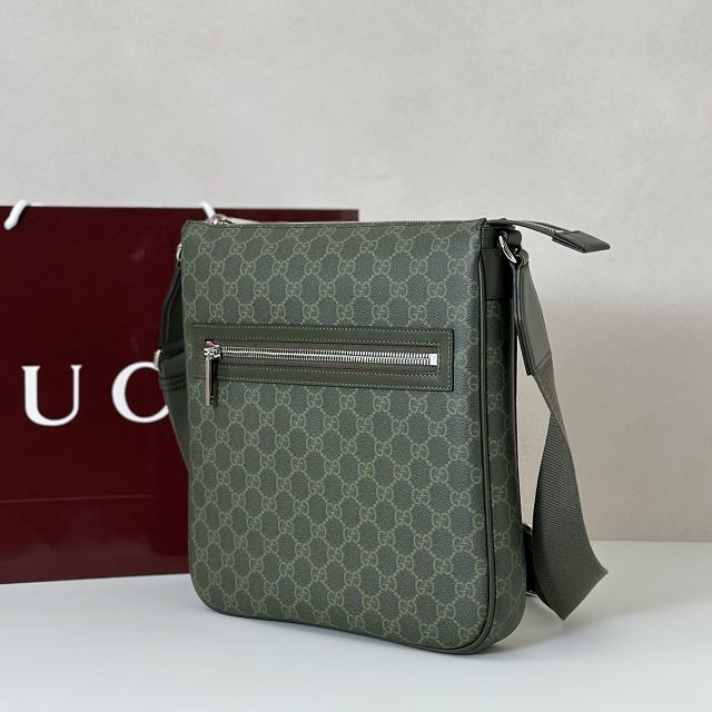 GG original fabric meidum messenger bag 792081 green