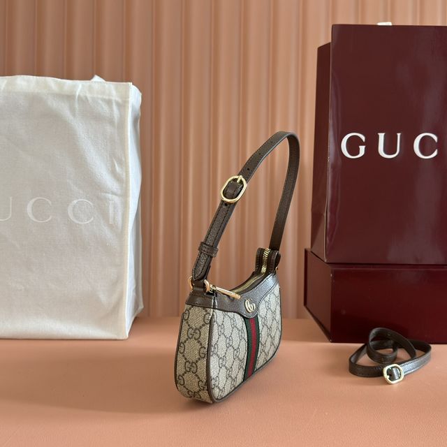 GG original fabric ophidia mini shoulder bag 838465 brown