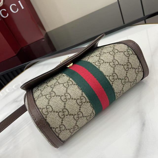 GG original fabric ophidia mini shoulder bag 838481 brown