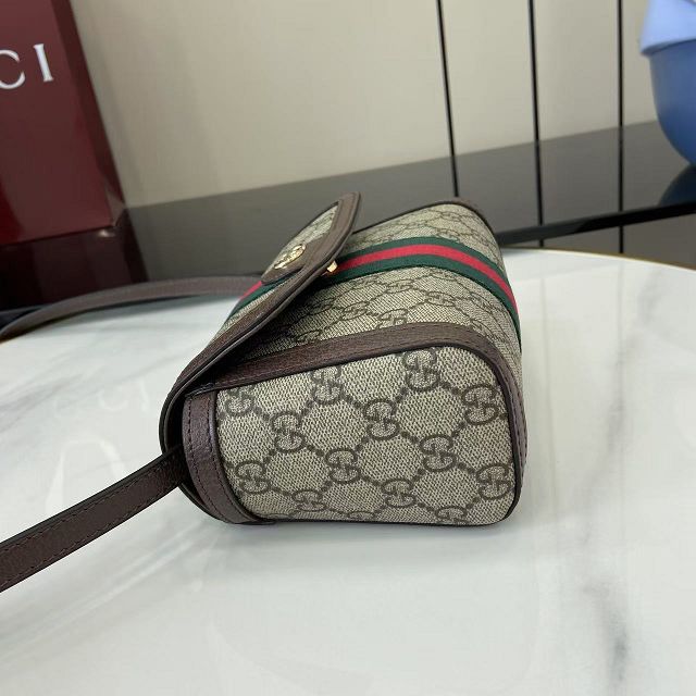 GG original fabric ophidia mini shoulder bag 838481 brown