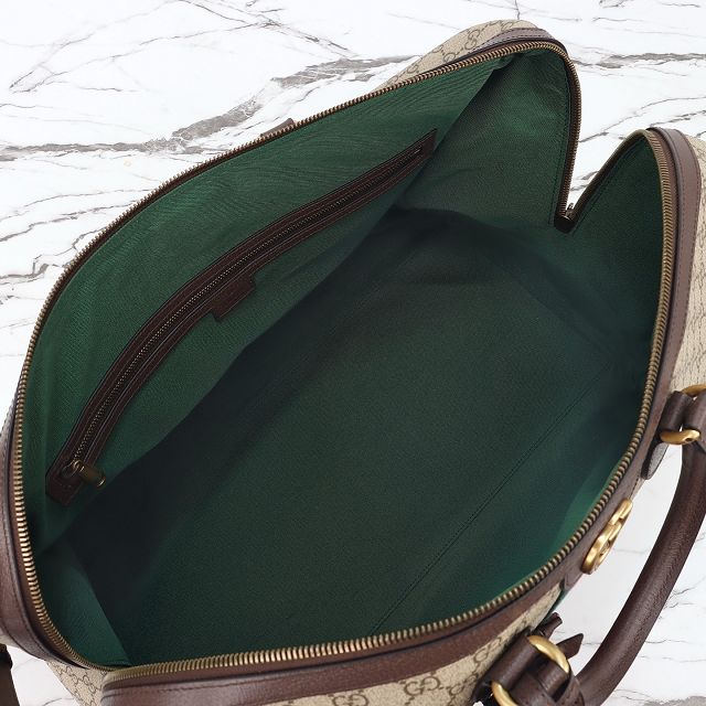 GG original fabric savoy large duffle bag 834458 brown