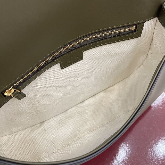 GG original calfskin blondie large top handle bag 815716 green