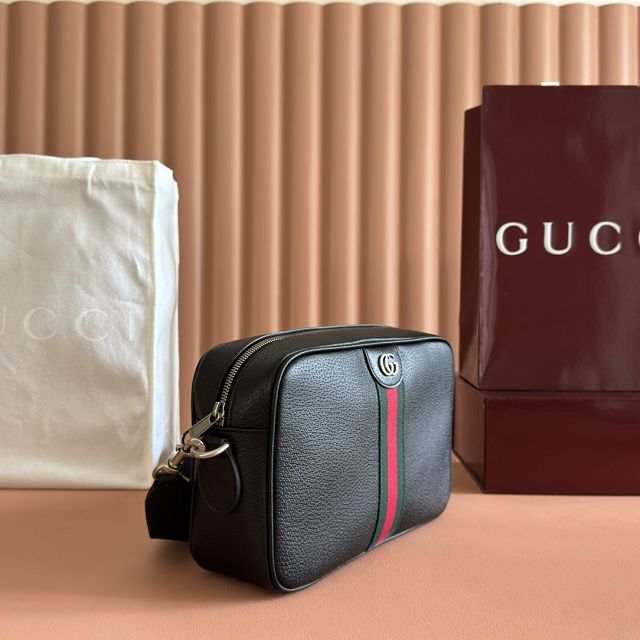 GG original calfskin ophidia medium crossbody bag 834468 black