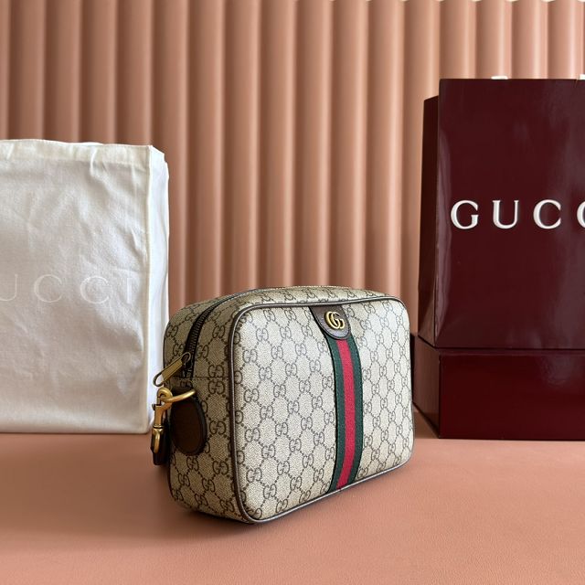 GG original fabric ophidia medium crossbody bag 834468 brown