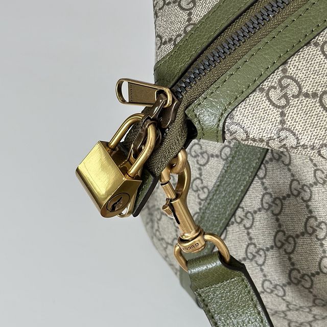 GG original fabric savoy medium duffle bag 834469 green