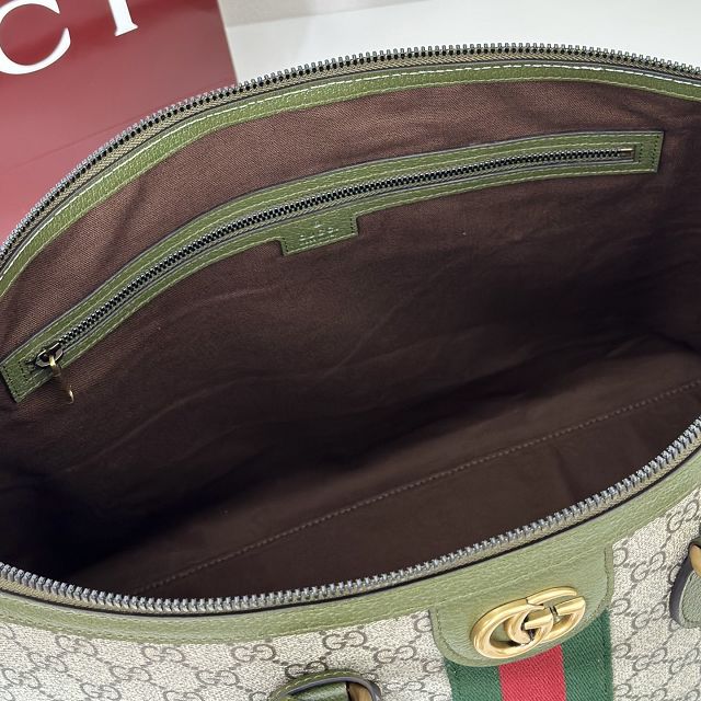 GG original fabric savoy medium duffle bag 834469 green