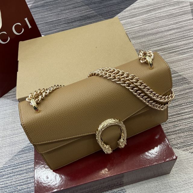 GG original grained calfskin dionysus medium shoulder bag 795005 coffee