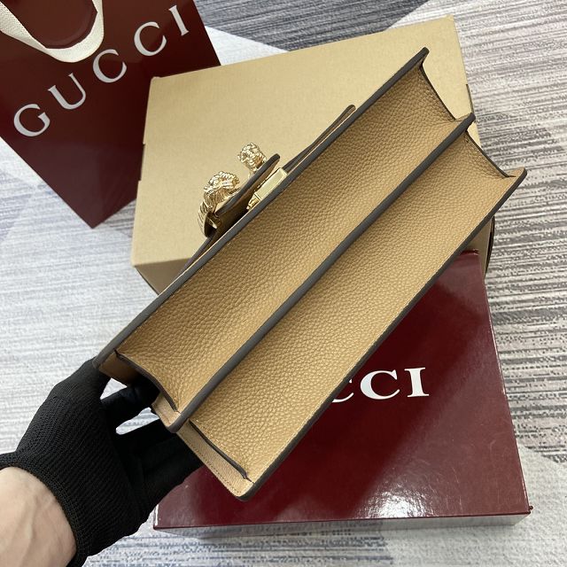 GG original grained calfskin dionysus medium shoulder bag 795005 coffee