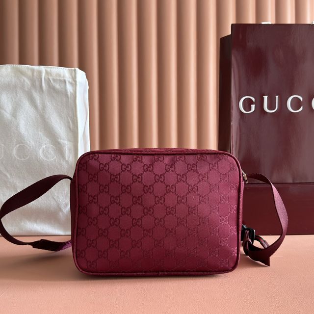 GG original nylon nexus small crossbody bag 834475 bordeaux