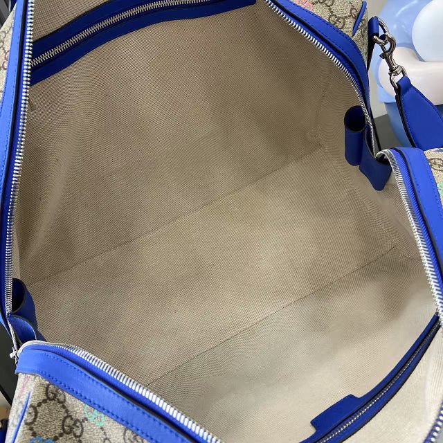 GG original canvas medium medium duffle bag 792074 blue