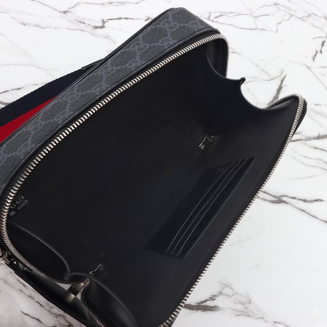 GG original canvas small shoulder bag 792456 black