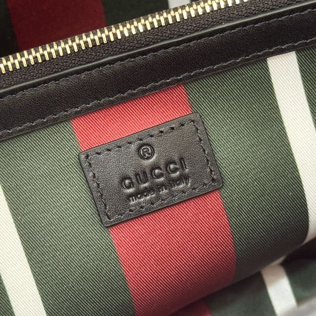 GG original fabric medium padlock shoulder bag 839021 black