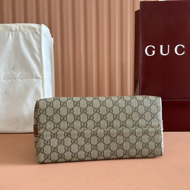 GG original fabric medium padlock shoulder bag 839021 brown