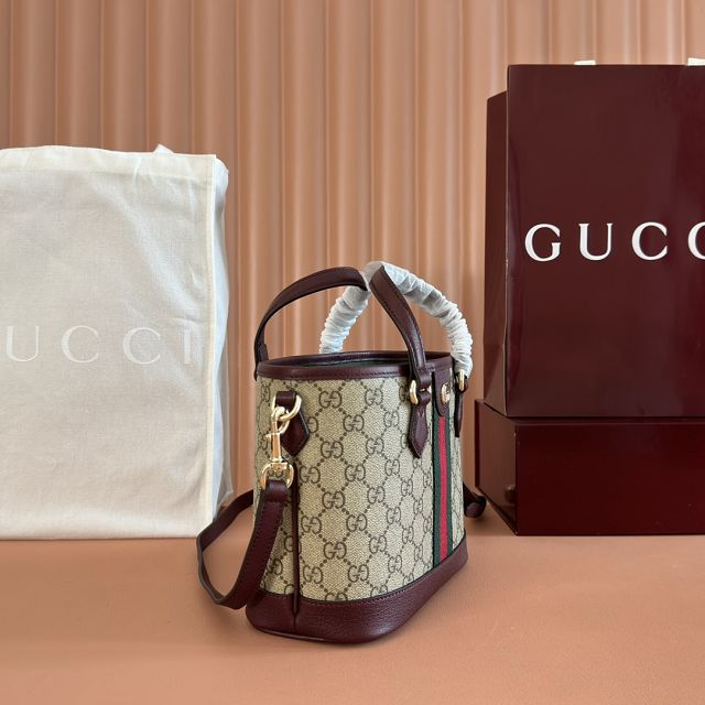 GG original fabric ophidia small tote bag 836848 bordeaux