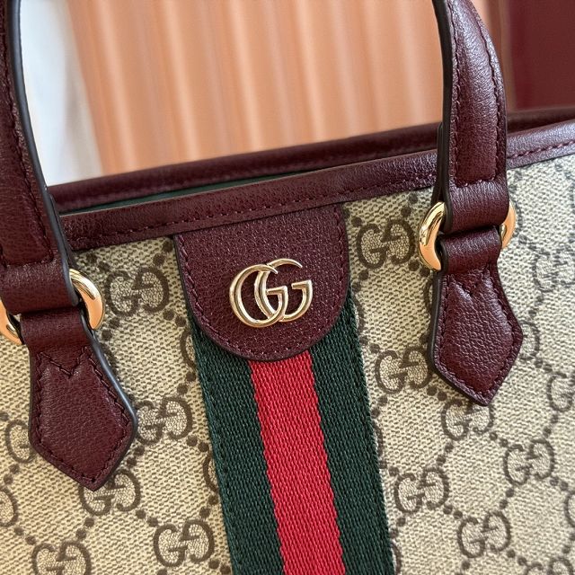 GG original fabric ophidia small tote bag 836848 bordeaux