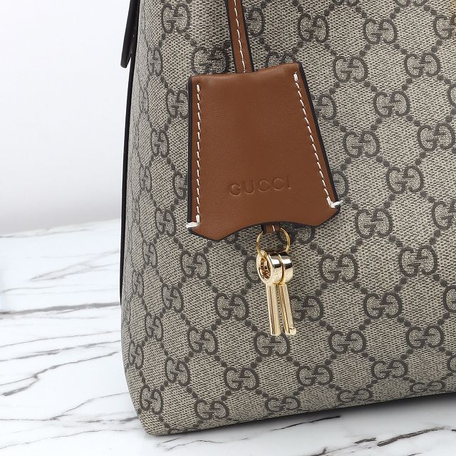 GG original fabric padlock large shoulder bag 839020 brown