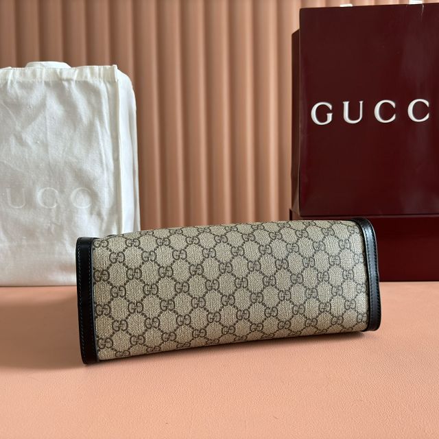 GG original fabric padlock large top handle bag 838991 black