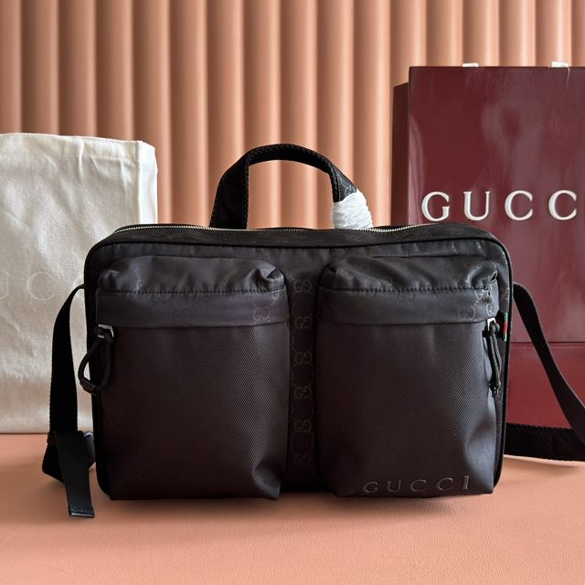 GG original nylon nexus medium crossbody bag 834474 black