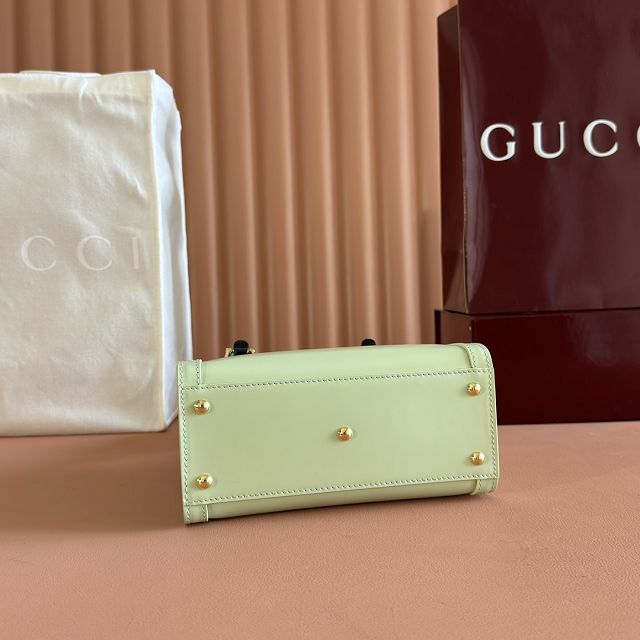 GG original calfskin diana small tote bag 832936 light green