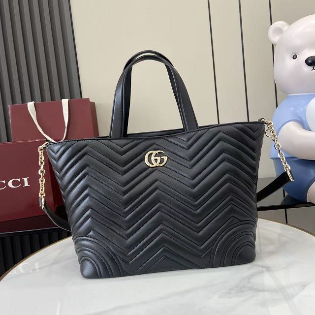GG original lambskin betty medium tote bag 847387 black