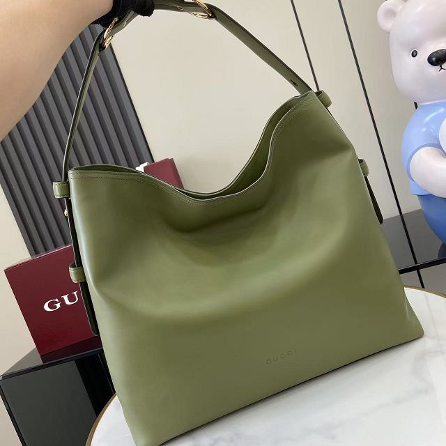 GG original calfskin beatrix large tote bag 850546 green