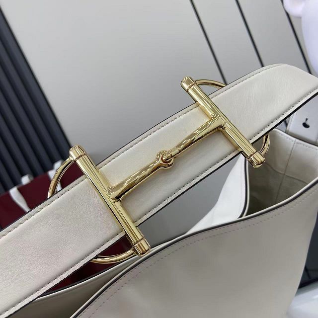 GG original calfskin beatrix large tote bag 850546 white