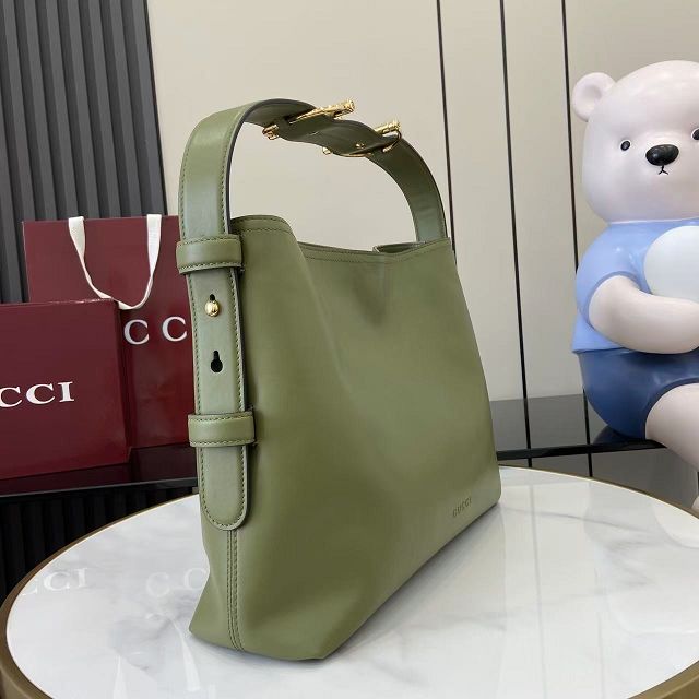 GG original calfskin beatrix medium tote bag 850926 green