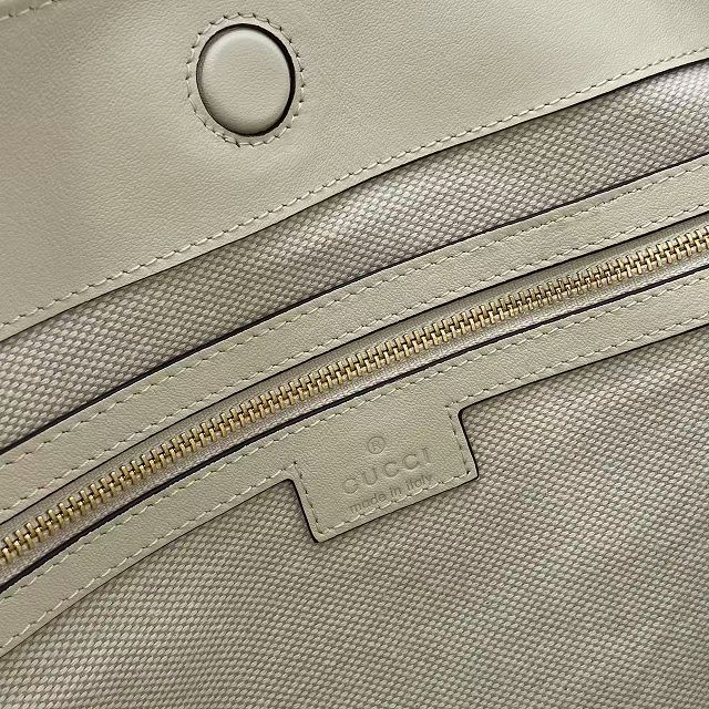 GG original calfskin beatrix medium tote bag 850926 white