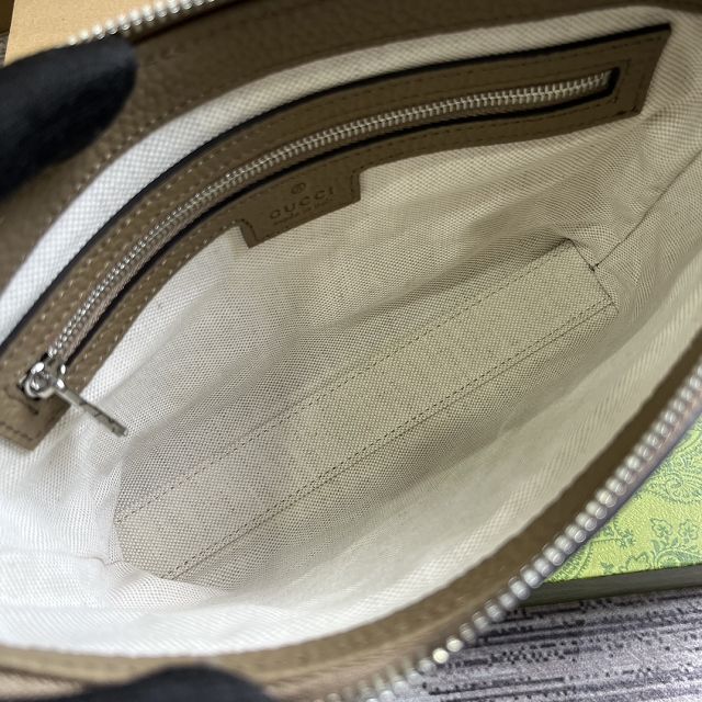 GG original calfskin small messenger bag 761747 grey