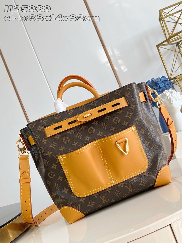 Louis vuitton original monogram canvas steamer 30 handbag M25989