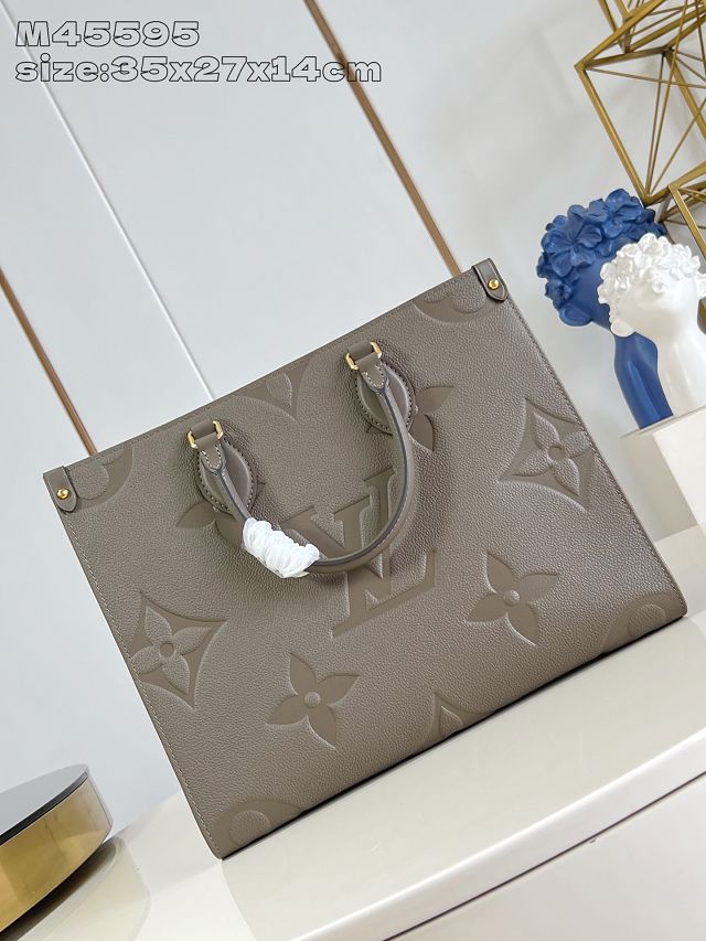 Louis vuitton original calfskin onthego mm M25523 smoke