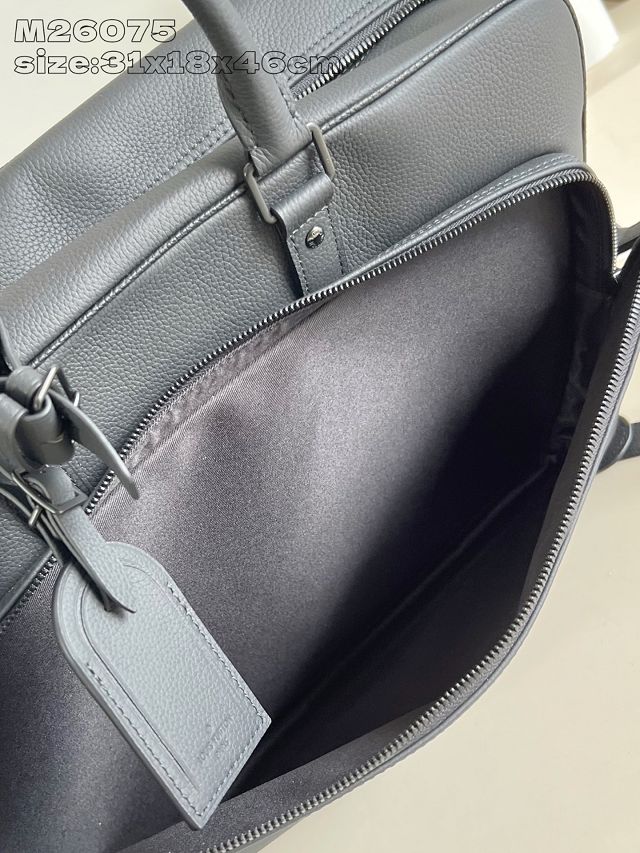 Louis vuitton original calfskin weekender bag M26075 black