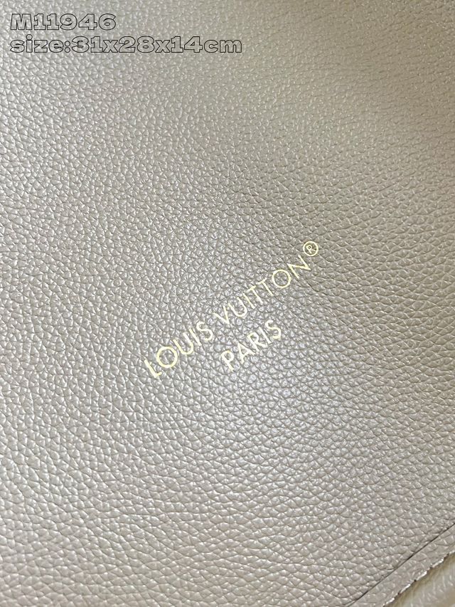 Louis vuitton original calfskin&canvas neverfull Inside out MM M25664 smoke