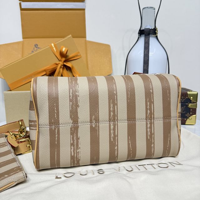 Louis vuitton original soft calfskin speedy P9 30 M21122 apricot